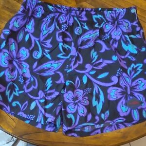 Hawaiian Style Floral Shorts